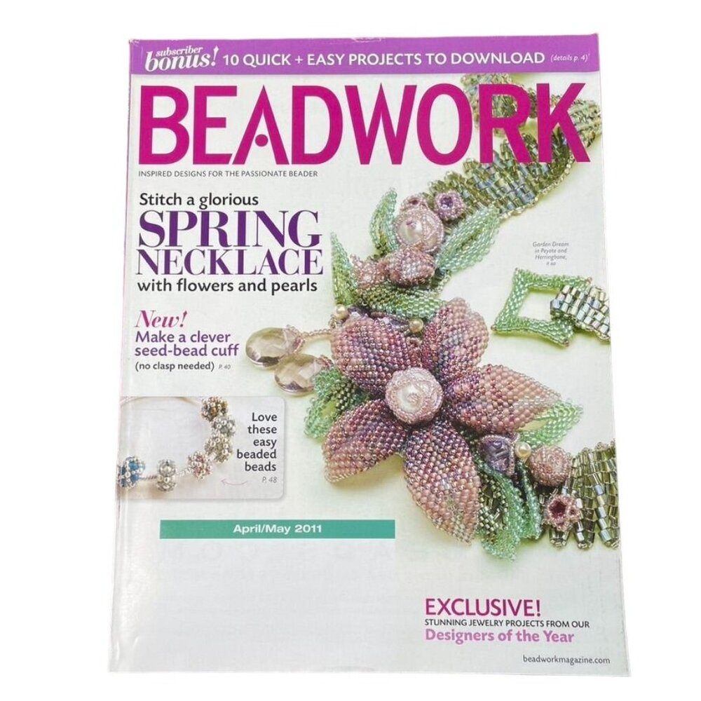 Beadwork Magazine Jewelry Crafting Book u April May 2011  Vol 14  No 3